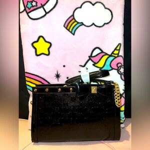 Juicy Couture Bow patent leather crossbody